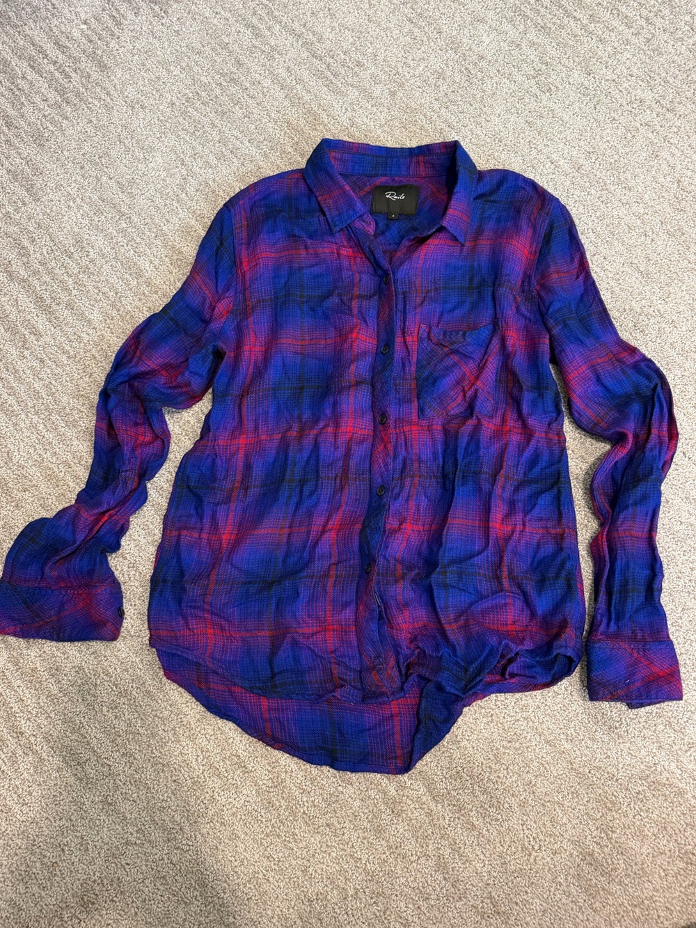 Rails Lightweight Plaid Button-Up Shirt